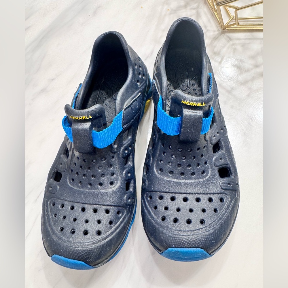 Merrell Kids' Navy Water Shoes with Blue Strap
